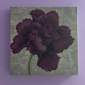 Purple Flower Wall Painting